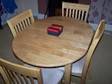 DINING TABLE and 4 chairs,  Homebase Lincoln solid wood....