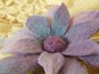 Felted Flower Corsage by fibrespace on Etsy